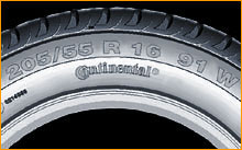Tyre Size : P205/55R16 91W